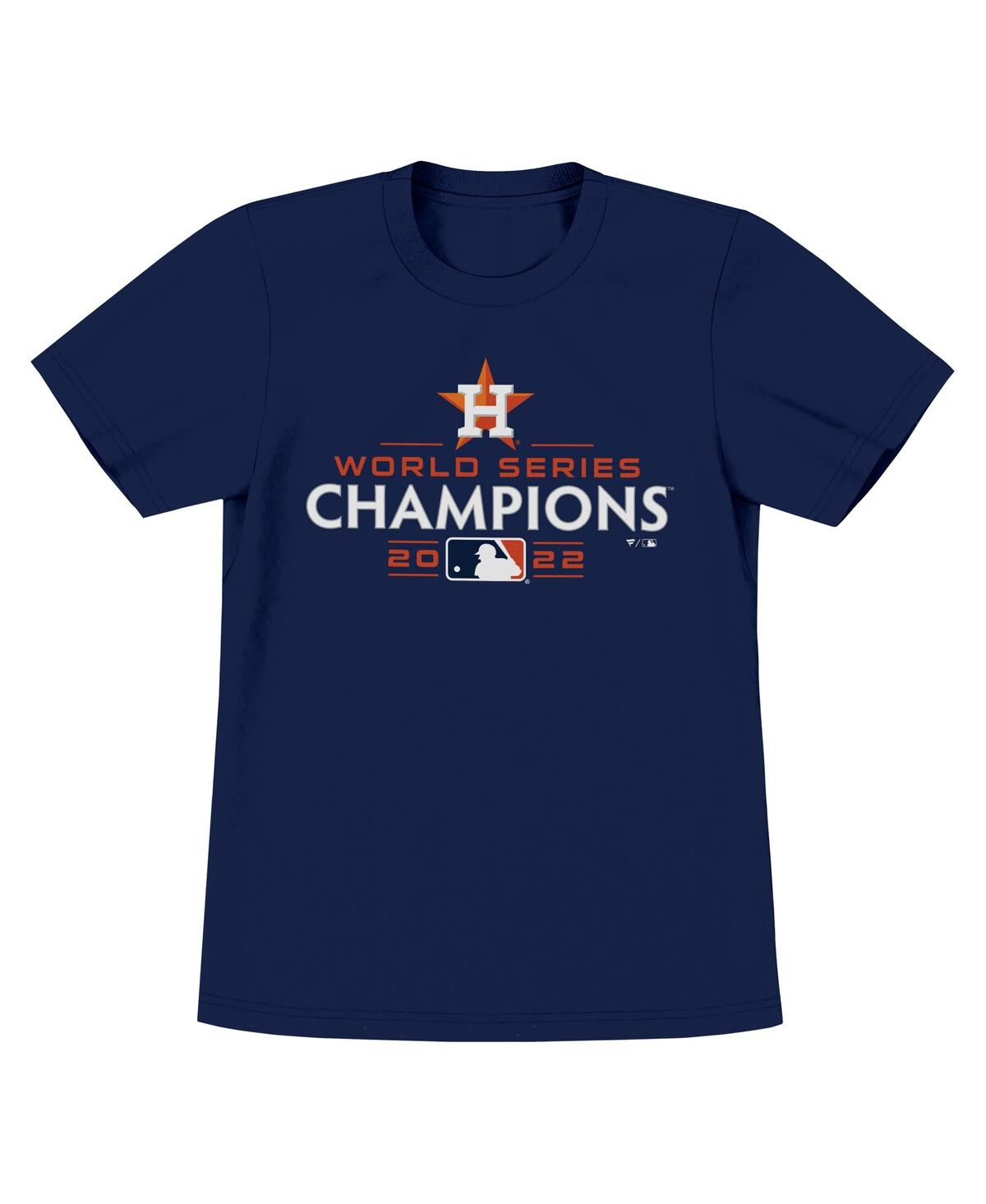 Shop Fanatics Toddler Boys And Girls  Navy Houston Astros 2022 World Series Champions Logo T-shirt