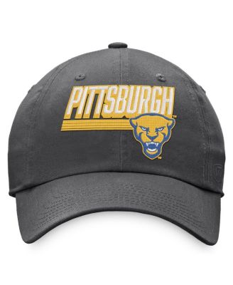 Men's Charcoal Pitt Panthers Slice Adjustable Hat