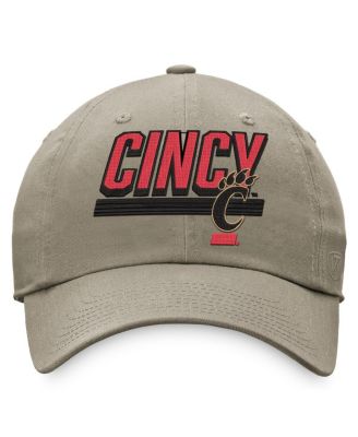 Men's Khaki Cincinnati Bearcats Slice Adjustable Hat