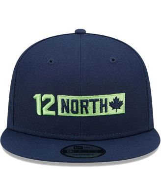 Men's College Navy Seattle Seahawks 12 North Collection Snapback Hat