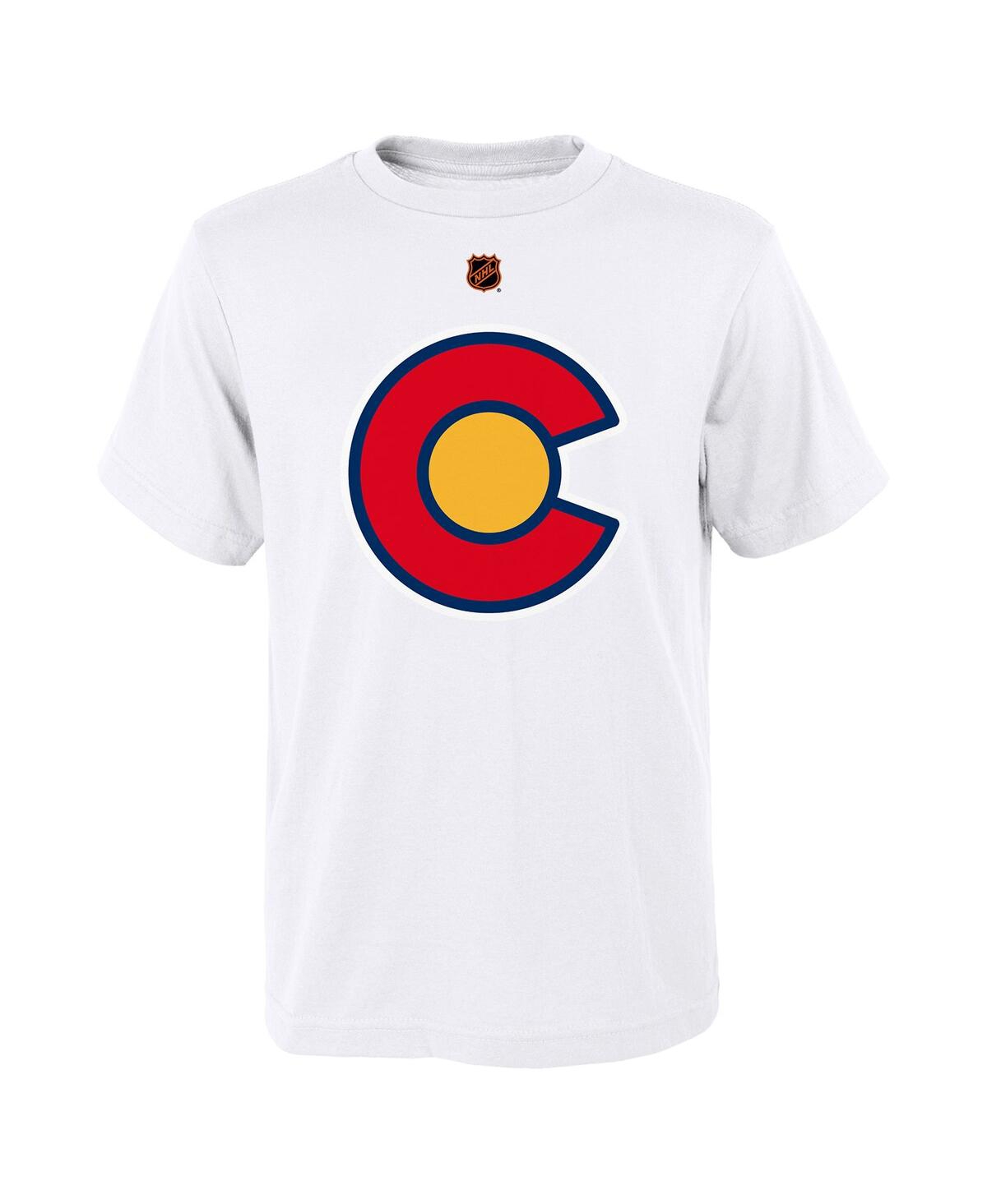 Shop Outerstuff Big Boys White Colorado Avalanche Special Edition 2.0 Primary Logo T-shirt