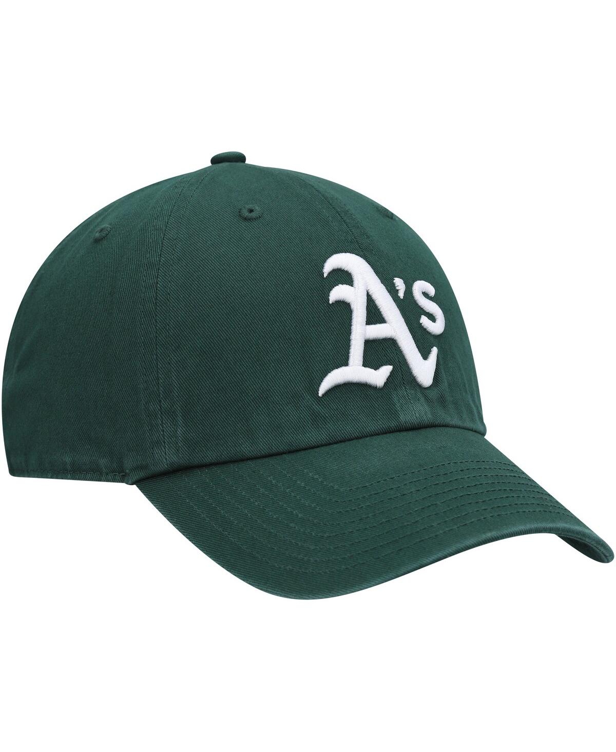 Men's '47 Brand Green Oakland Athletics Clean Up Adjustable Hat