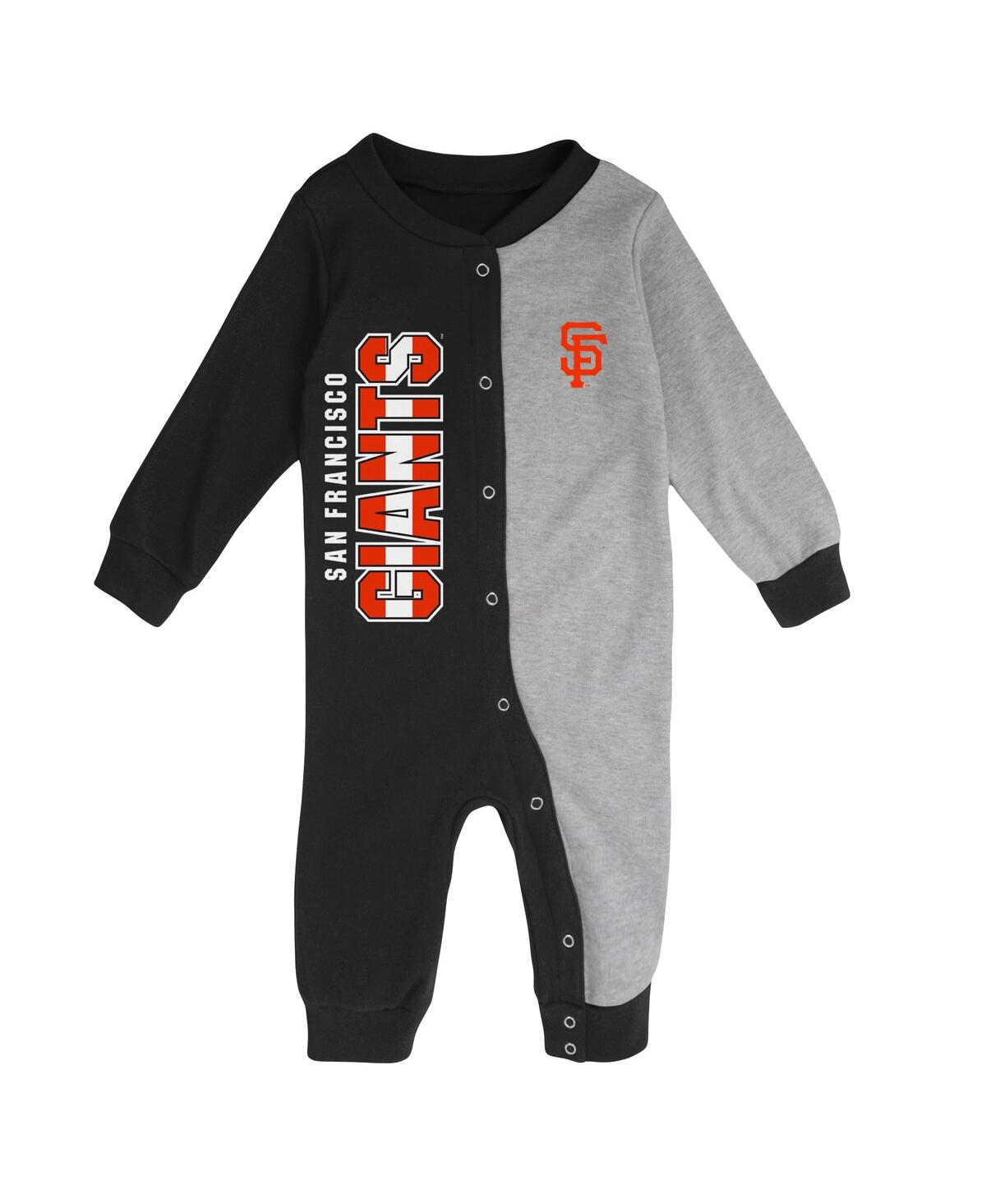 Infant Boys and Girls Gray San Francisco Giants Halftime Sleeper - Gray