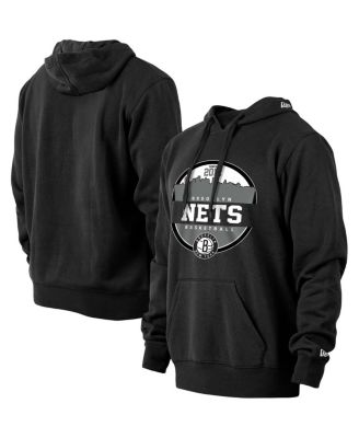 Men's Black Brooklyn Nets Localized Pullover Hoodie