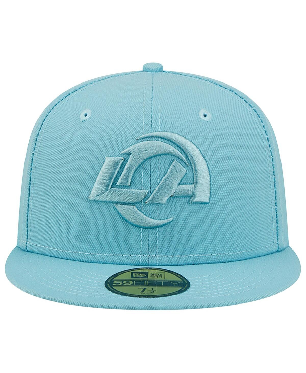 Men's New EraLos Angeles Rams Color Pack 59FIFTY Fitted Hat - Aqua