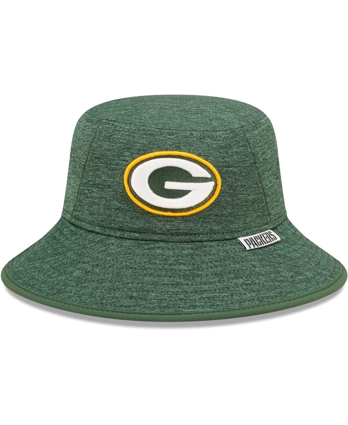 New Era Heather Green Green Bay Packers Bucket Hat In Heather Green