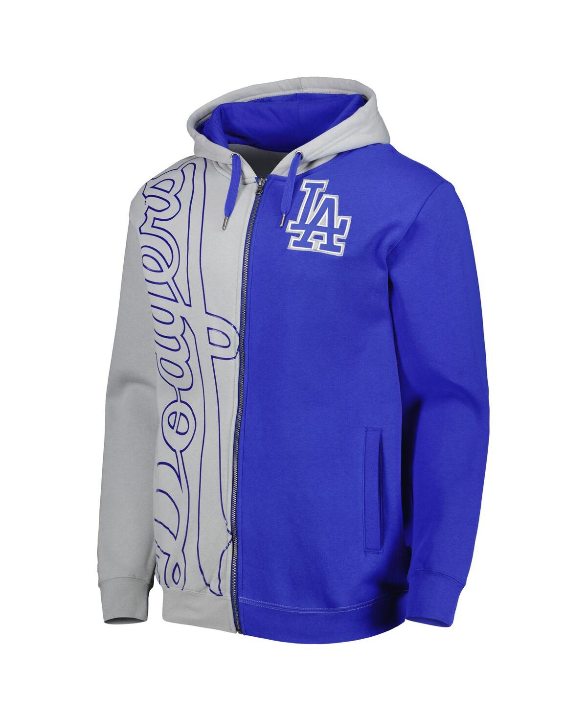 Mitchell & Ness Men's Royal And White Los Angeles Dodgers Fleece