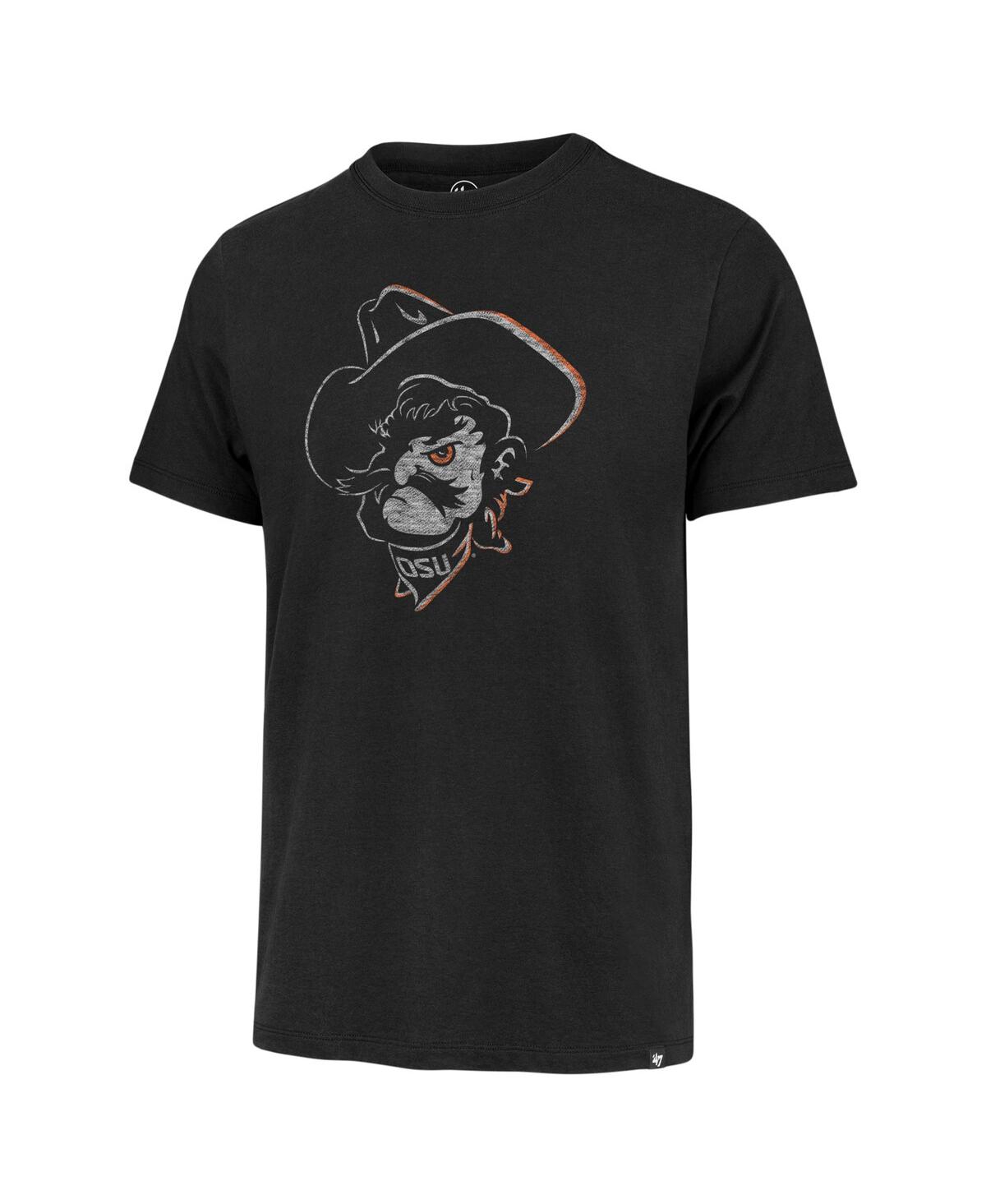 Shop 47 Brand Men's ' Black Oklahoma State Cowboys Local Franklin T-shirt