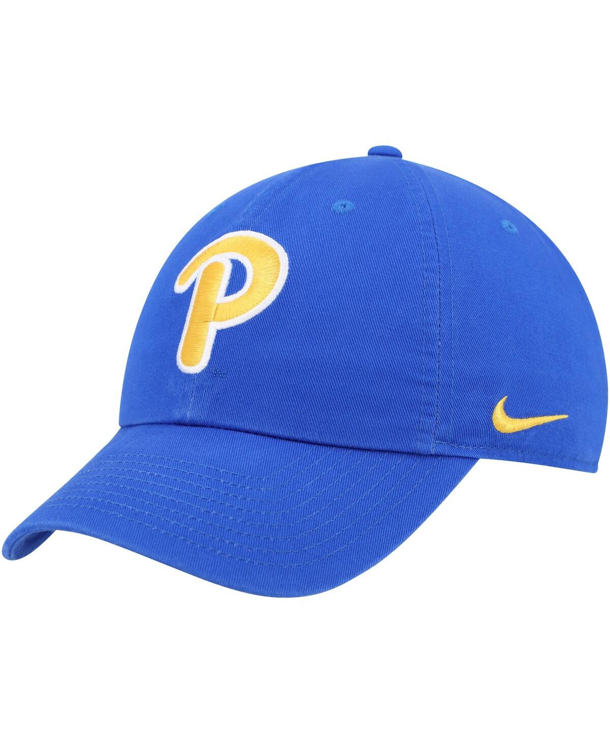 Shop Nike Men's  Royal Pitt Panthers Heritage86 Logo Performance Adjustable Hat