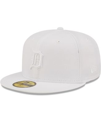 Men's Detroit Tigers White on White 59FIFTY Fitted Hat