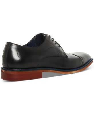 Men's Zane Tonal & Textured Leather Mid Oxford Dress Shoe