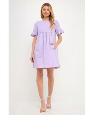Women's Solid Mini Dress
