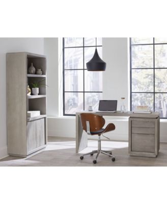 Tivie 74" Wood Floating Base Bookshelf