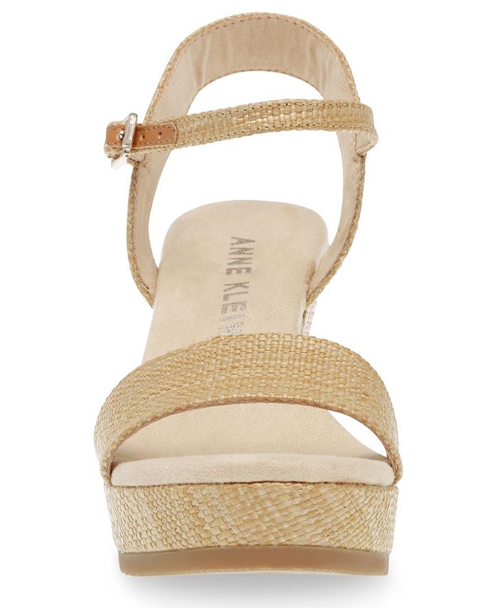 Anne Klein Women's Wella Wedge Sandals - Macy's