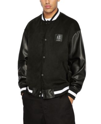 A|X Armani Exchange Men's Basics By Armani Mix-Media Embossed Logo