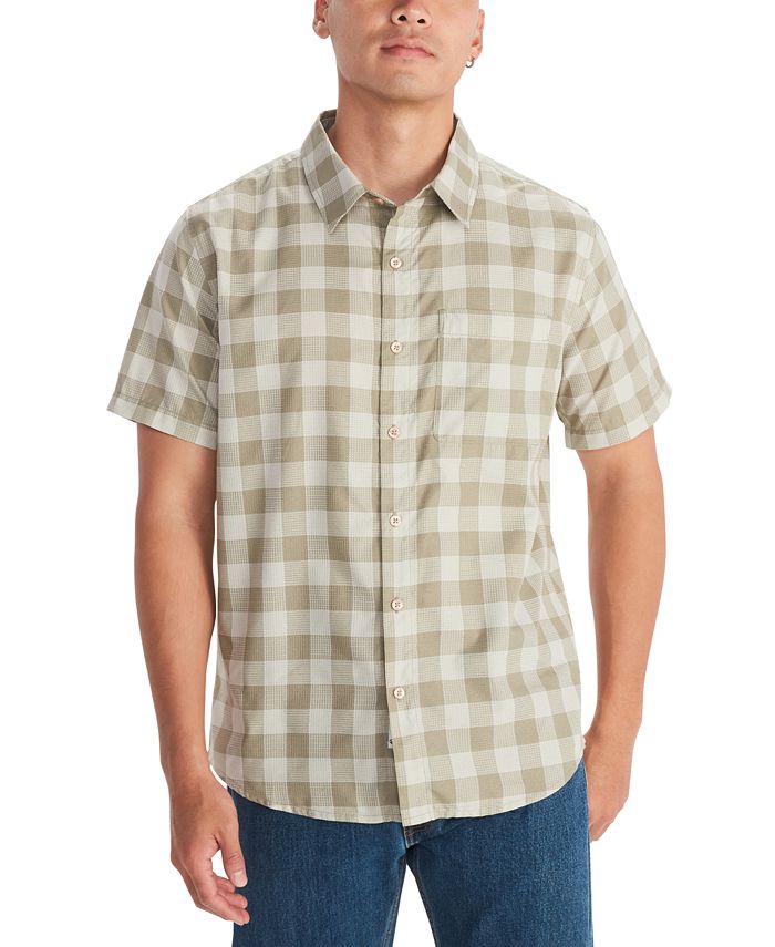 Marmot Men's Aerobora Patterned Button-Up Short-Sleeve Shirt - Macy's