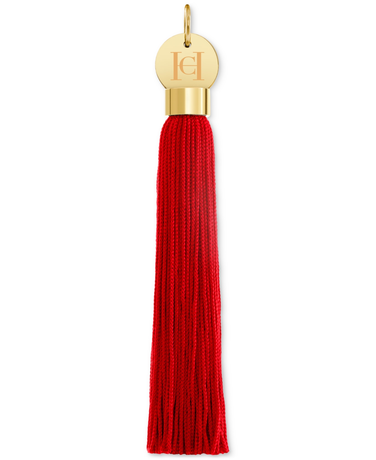 Carolina Herrera The Hookable Tassel Accessory, Created For Macy's In Red