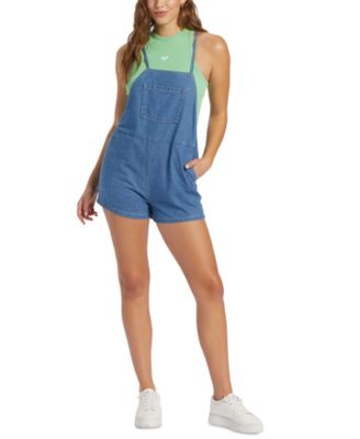 Roxy - Juniors' Cotton Fresh Set Crisscross Coveralls