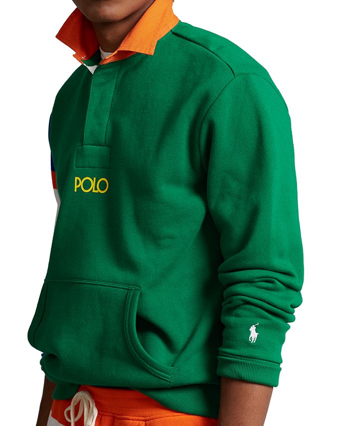 Polo Ralph Lauren Men's Fleece Logo Rugby Sweatshirt Macy's