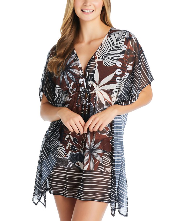 Bleu Rod Beattie Multi Run Wild Chiffon Caftan main image 0