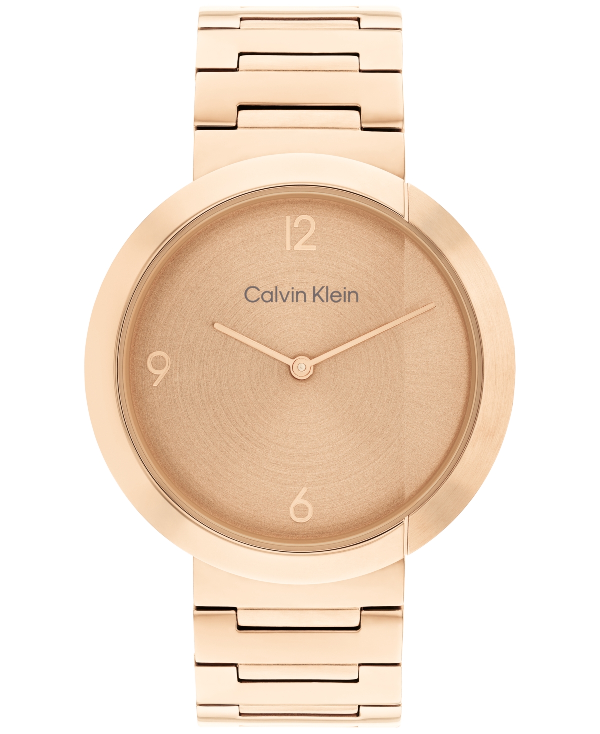 Calvin Klein Women's Carnation Gold-tone Stainless Steel Bracelet Watch 38mm In Silver