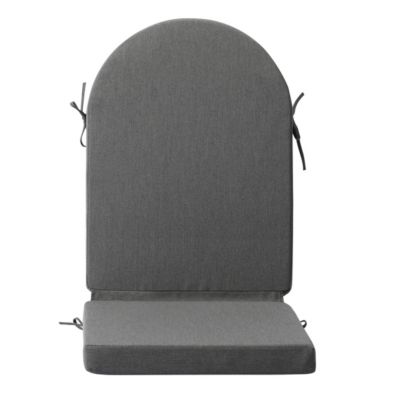 Outdoor Patio Shell-back Adirondack Dining Chair All Weather