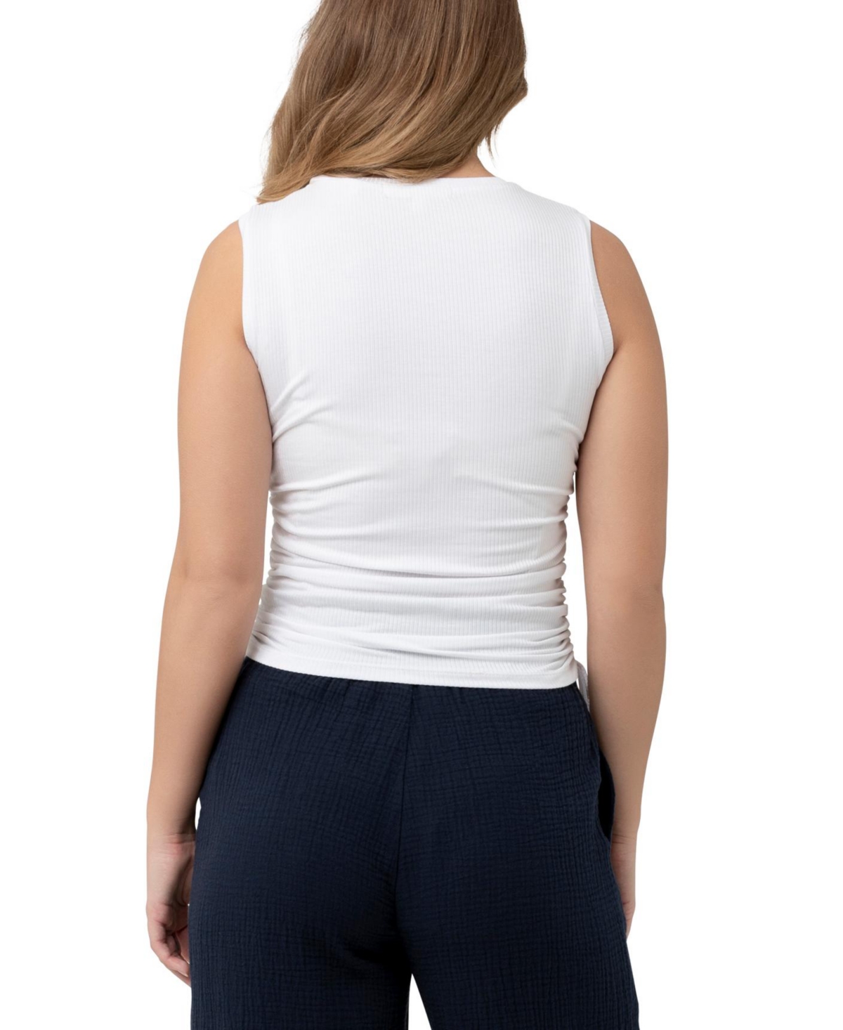 Ripe Maternity Maternity Jodie Ruched Rib Tank