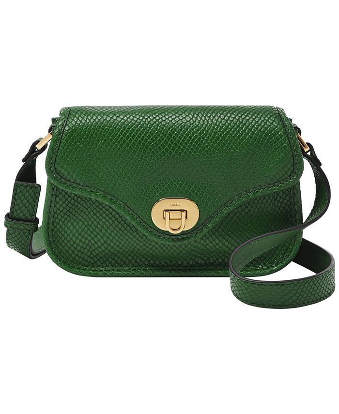 Fossil Heritage Mini Flap Leather Crossbody Bag Macy's