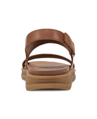 Women's Leah Round Toe Strappy Casual Flat Sandals