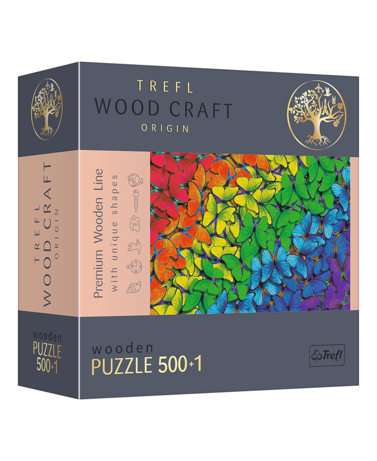Trefl Kids' Wood Craft 501 Piece Wooden Puzzle In Multi