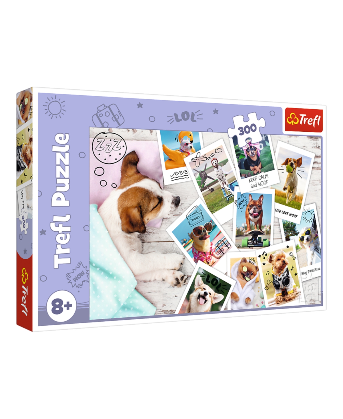 Trefl Red 300 Piece Kids Puzzle- Holiday Pictures Or  In Multi