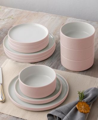 Colortex Stone 12-Piece Dinnerware Set, Service for 4
