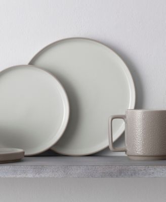 Colortex Stone Stax Dinner Plates, Set of 4