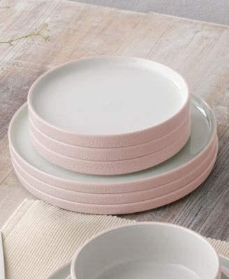 Colortex Stone Stax Dinner Plates, Set of 4