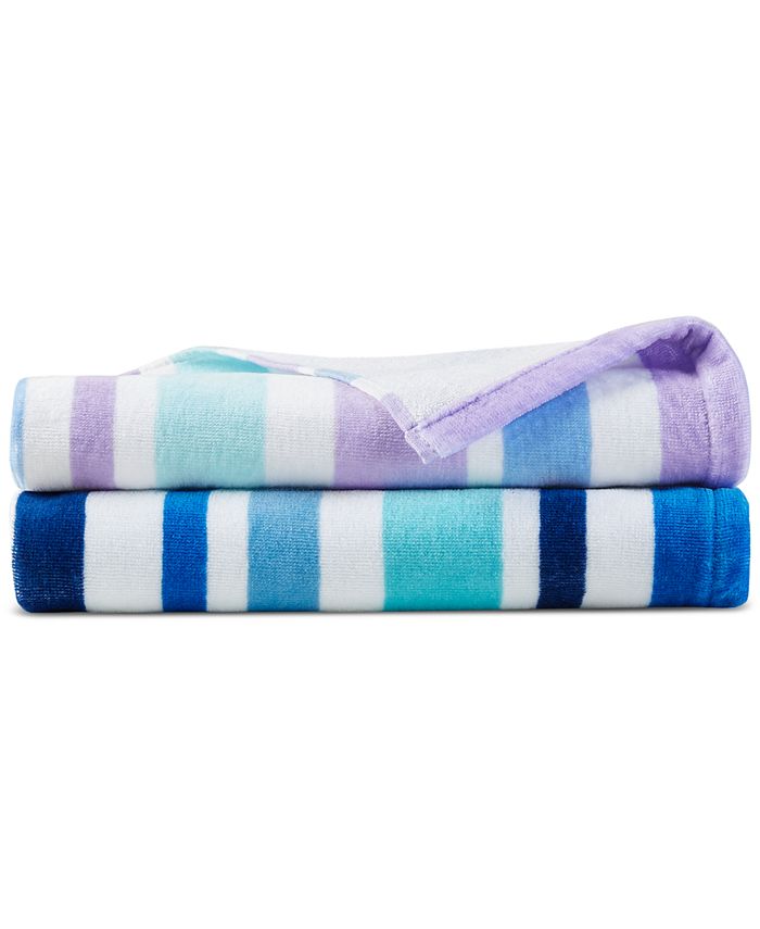 Charter Club Kids Stripe Bath Towel, 25" x 50", Created for Macy's Macy's