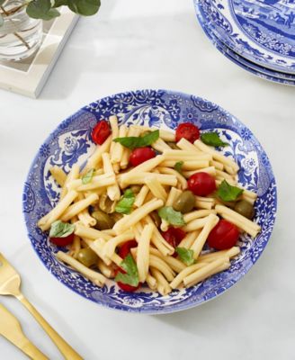 Blue Italian Pasta Bowl, 9"