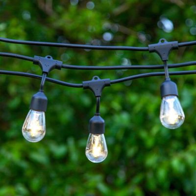 15 Outdoor Solar 48 ft.  Ambience Pro LED String Lights with Remote Control