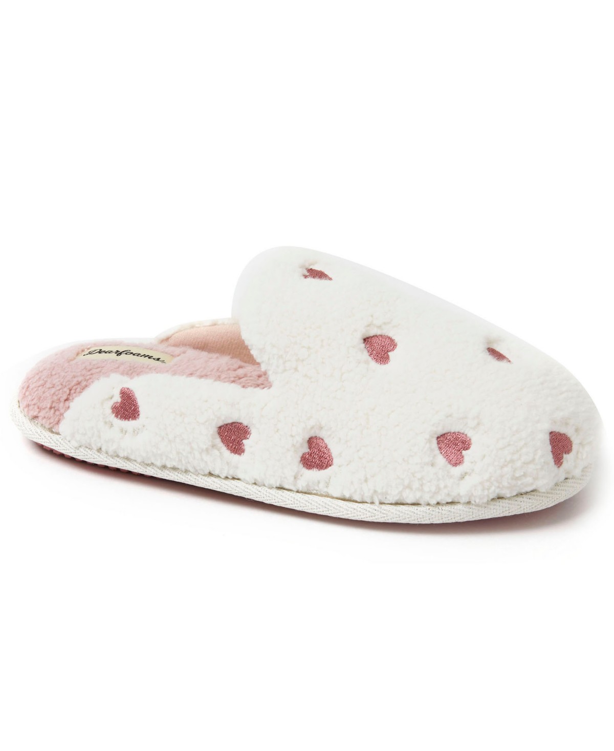 Женские Dearfoams Women's Teddy Scuff Slipper — фото 1