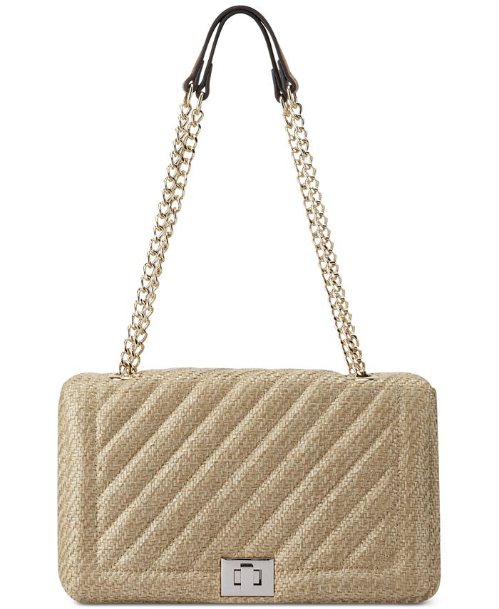 I.N.C. International Concepts Soft Ajae Small Straw Shoulder Bag, Created  for Macy's - Macy's