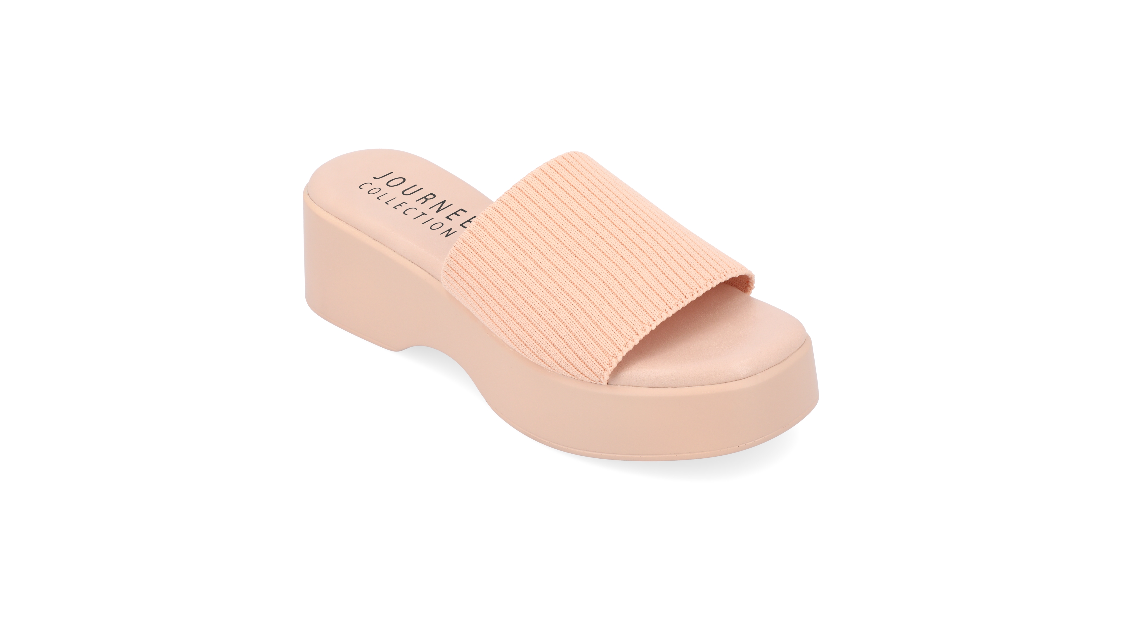 Journee Collection Women's Emani Knit Platform Sandals