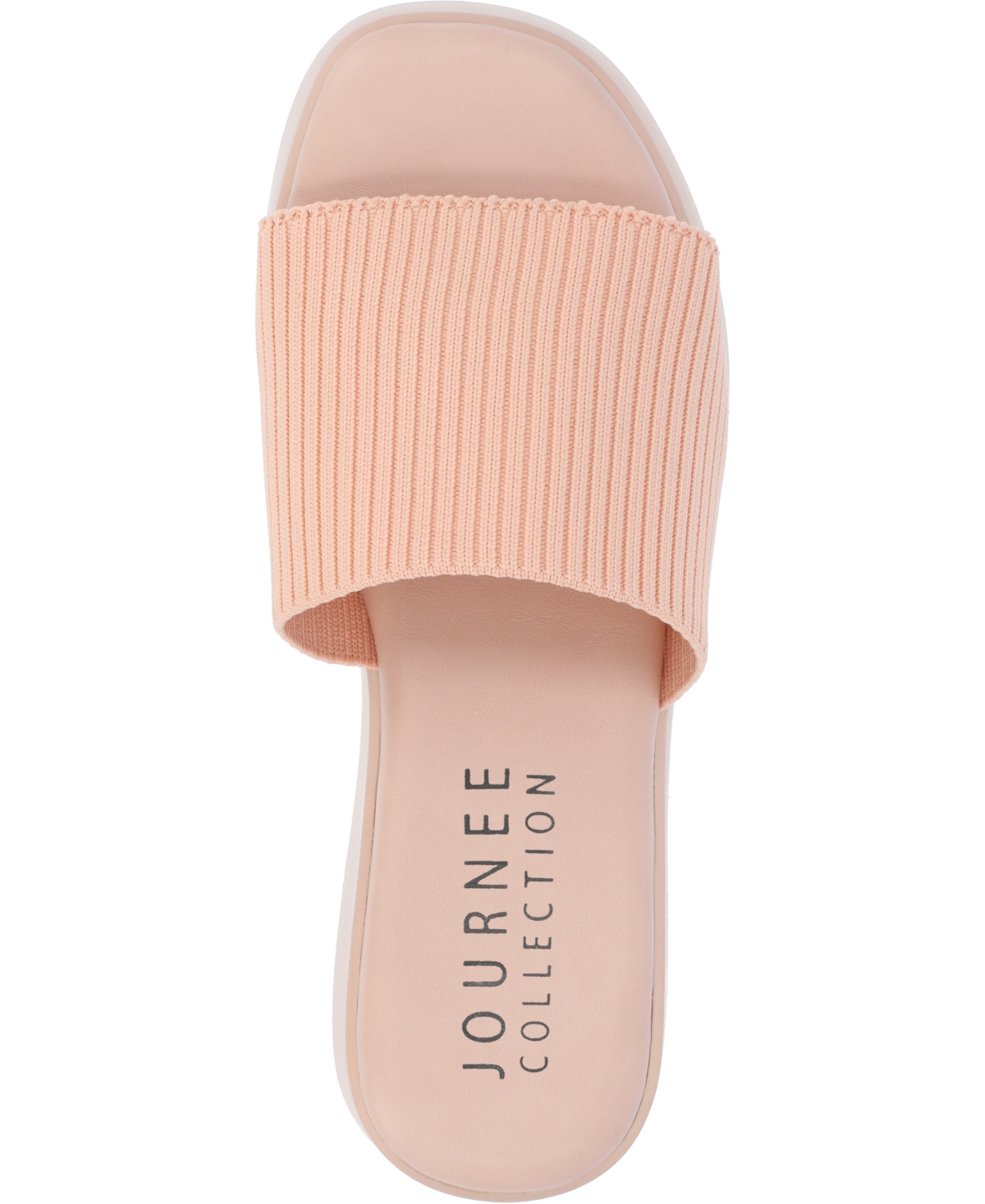 Journee Collection Women's Emani Knit Platform Sandals