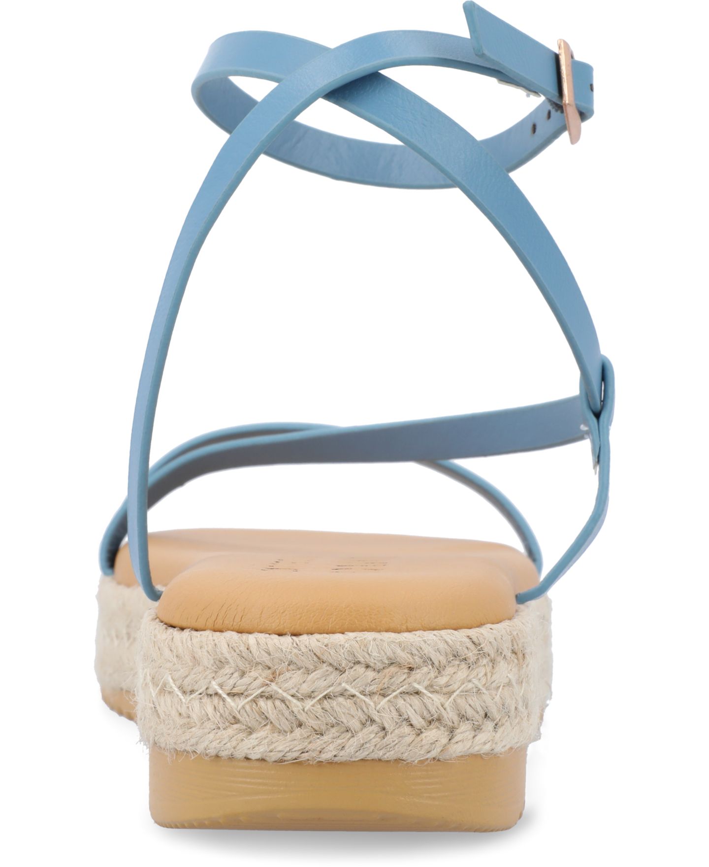 Женские сандалии Journee Collection Odelia Espadrille Platform, цвет: Синий — фото 3