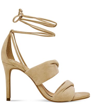 Vince Camuto Andrequa Lace-Up Ankle-Tie Stiletto Dress Sandals - Macy's