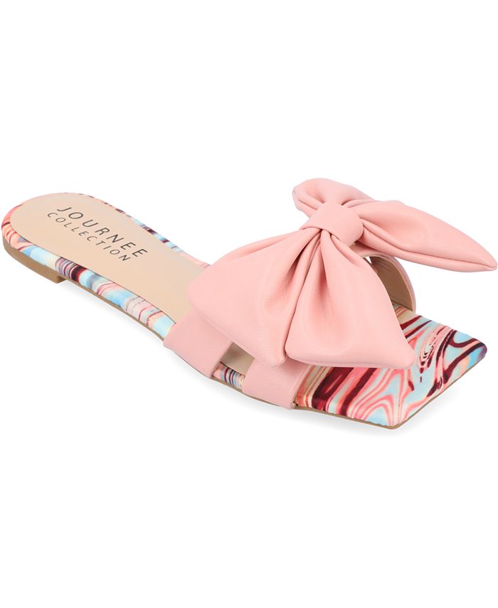 Macy's bow sandals discount