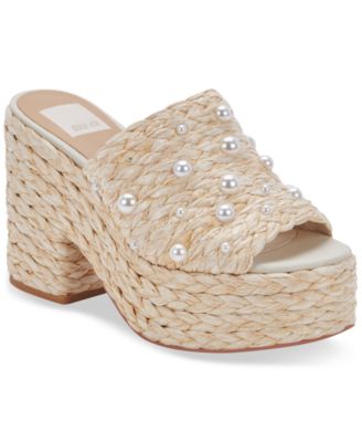 Dolce Vita - Women's Elora Embellished Platform Sandals