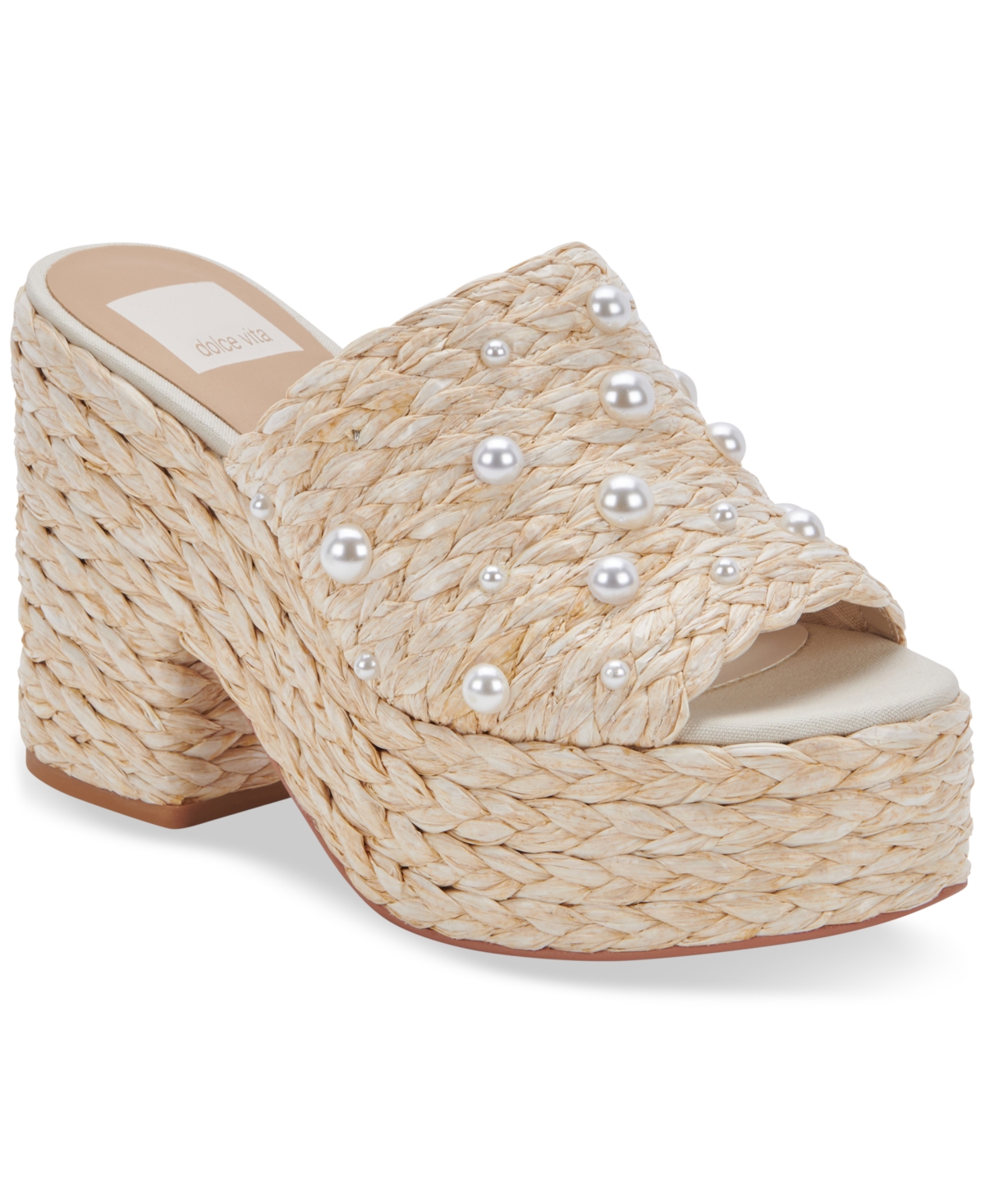 Dolce vita hot sale straw wedge