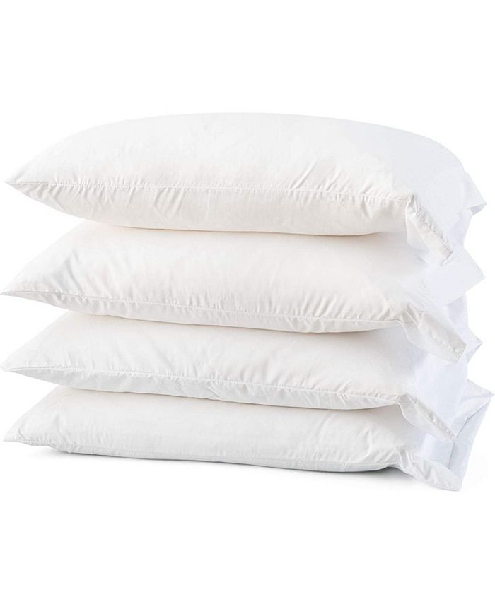 Micropuff Breathable Hypoallergenic Microfiber Pillow Cases White (4