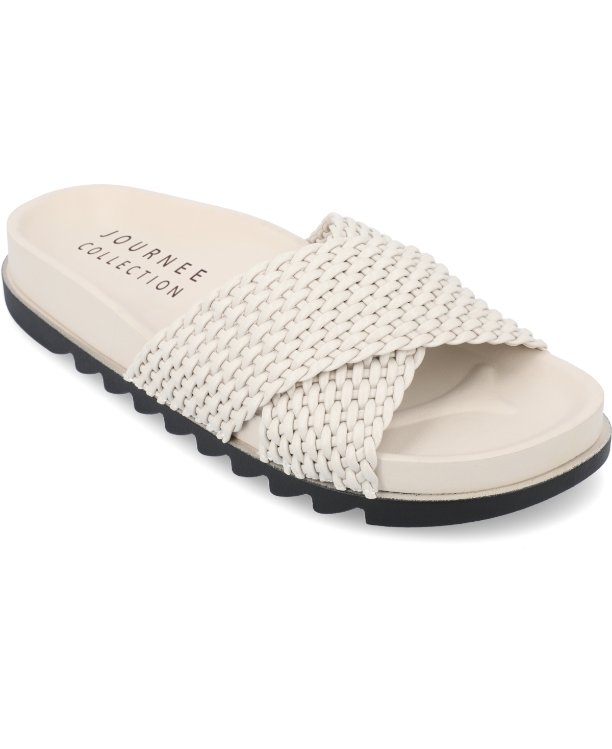 Journee Collection Gretie Sandal In Ivory