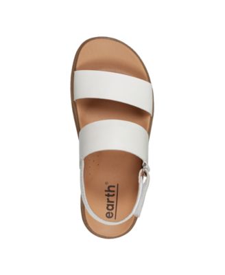 Women's Leah Round Toe Strappy Casual Flat Sandals