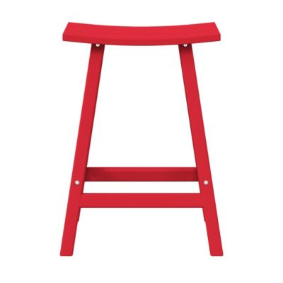 Outdoor Patio Adirondack Counter Height Stool Chair